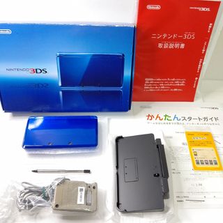 Nintendo　ニンテンドー3DS コバルトブルー　画面極美品　任天堂　ゲーム